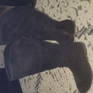 Girls (Big Girls Size 5) Black Knee-High Boots Cat & Jack